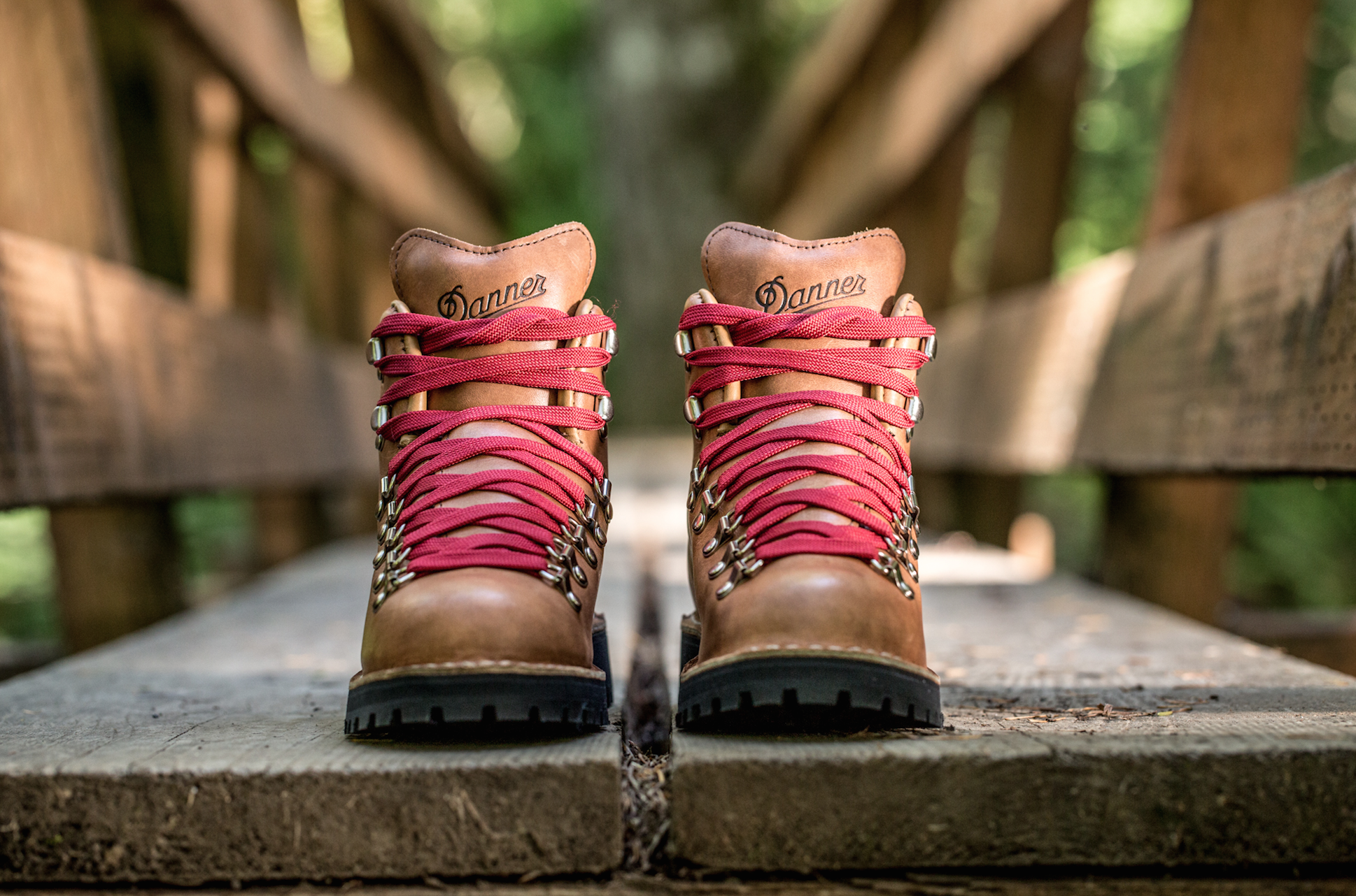 danner hiking boots red laces